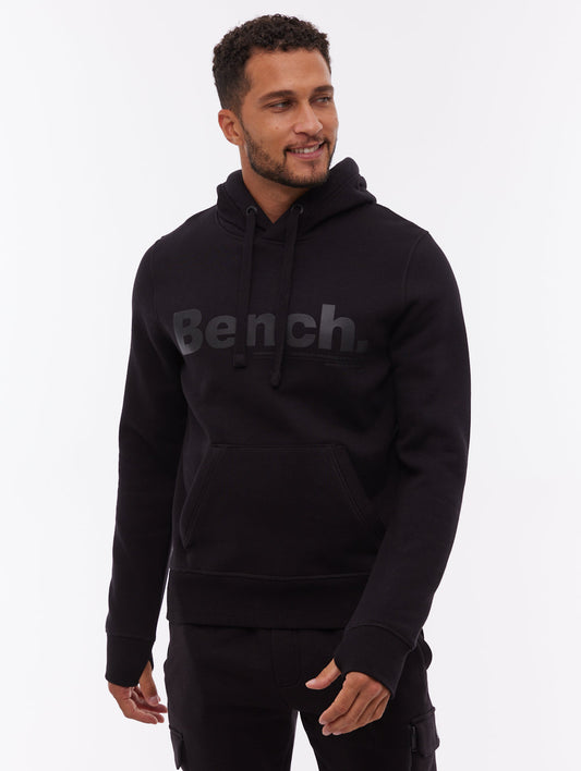 Trassi Tonal Logo Hoodie - Black