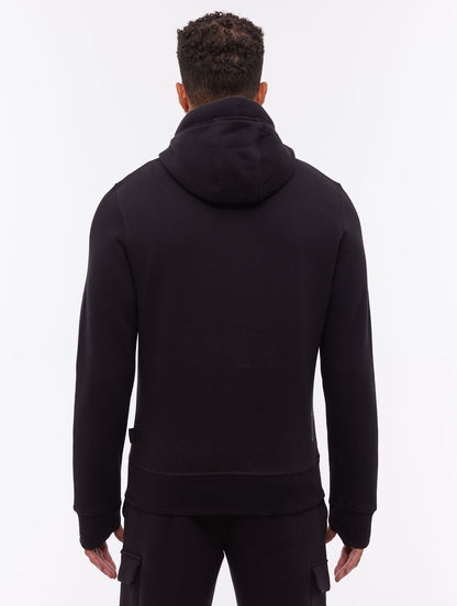 Trassi Tonal Logo Hoodie - Black