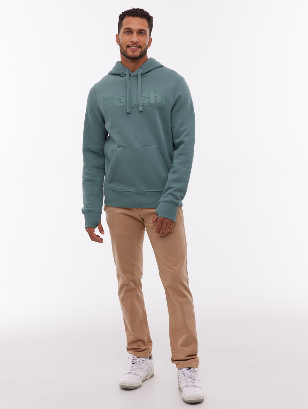 Trassi Tonal Logo Hoodie - Green