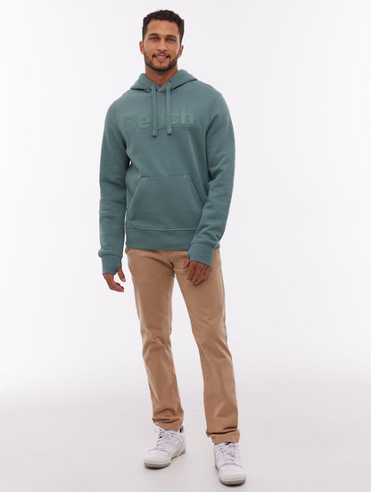 Trassi Tonal Logo Hoodie - Green