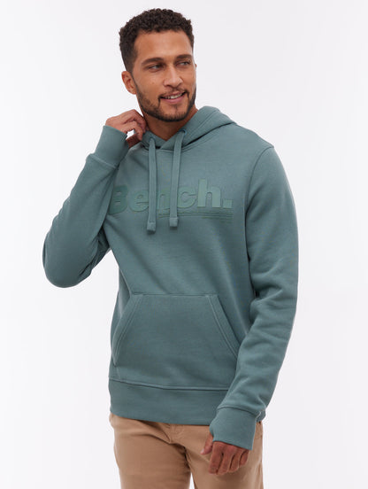 Trassi Tonal Logo Hoodie - Green