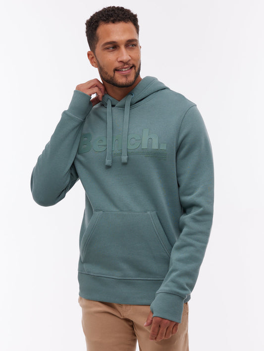 Trassi Tonal Logo Hoodie - Green