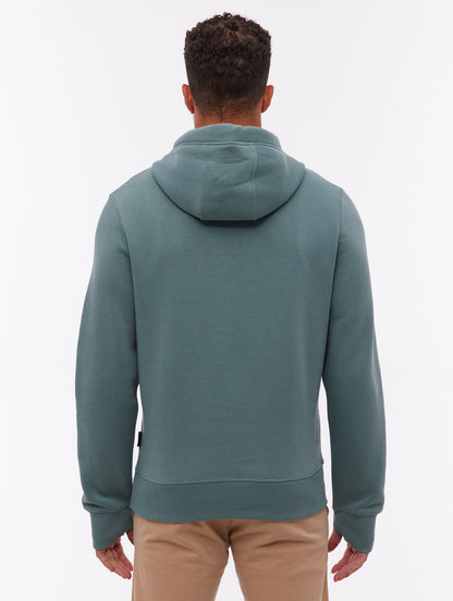 Trassi Tonal Logo Hoodie - Green