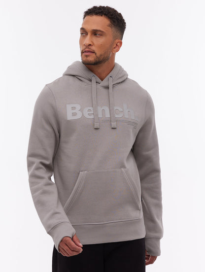 Trassi Tonal Logo Hoodie - Grey
