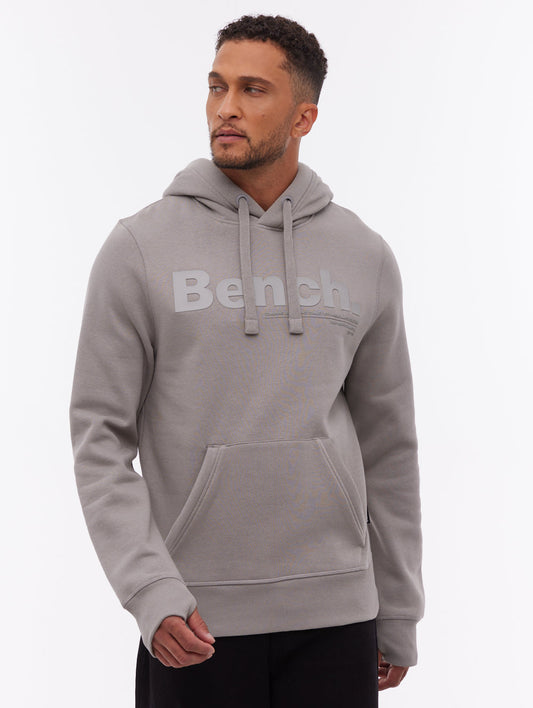 Trassi Tonal Logo Hoodie - Grey
