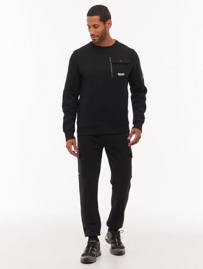 Rissio Utility Crew Neck - Black