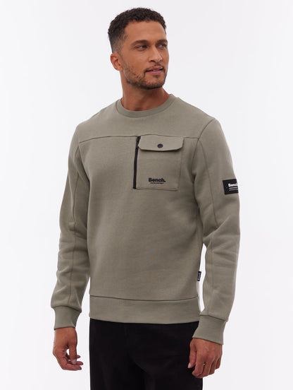Rissio Utility Crew Neck - Green