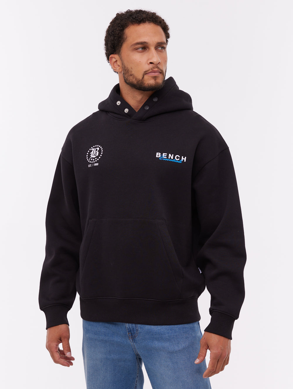 Ledall Back Graphic Hoodie - Black