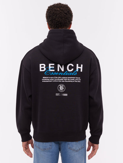 Ledall Back Graphic Hoodie - Black