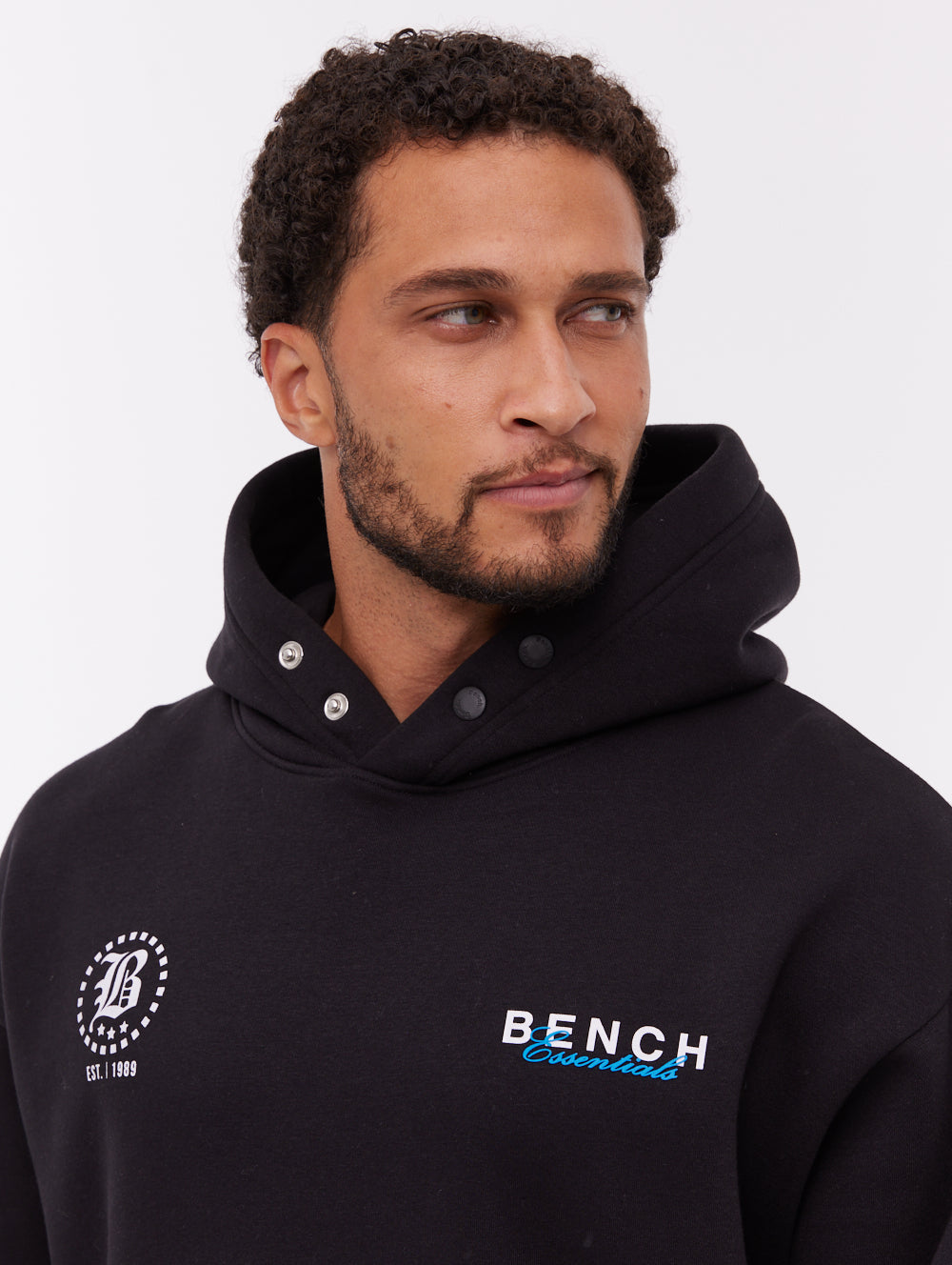 Ledall Back Graphic Hoodie - Black