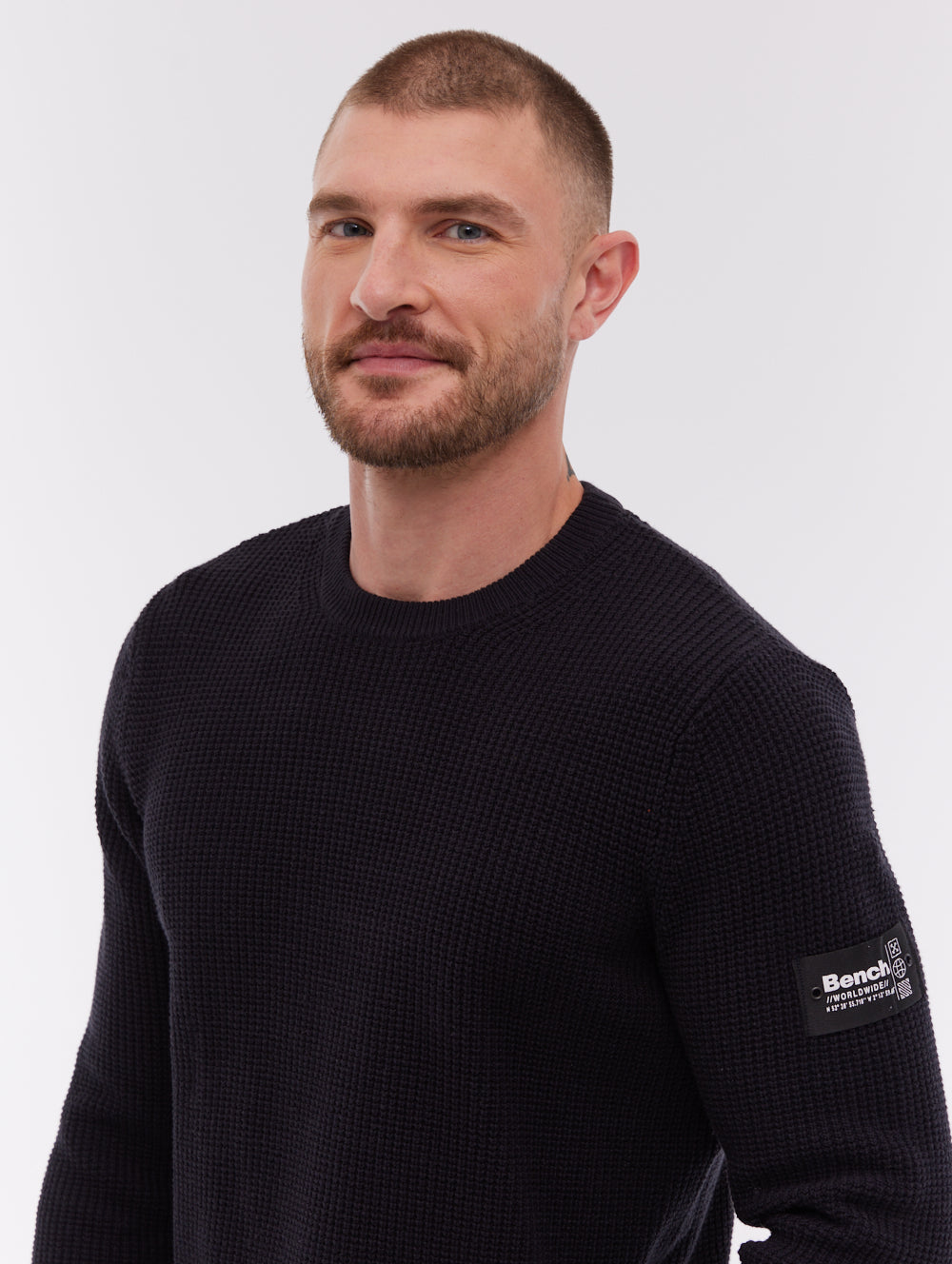 Falum Crew Neck Sweater - Black