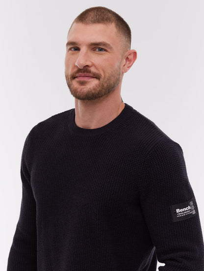 Falum Crew Neck Sweater - Black