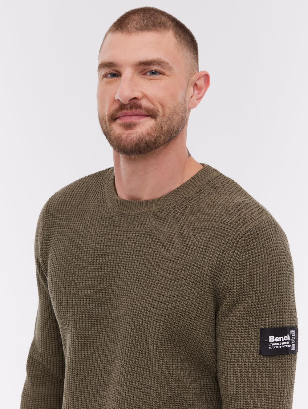 Falum Crew Neck Sweater - Green