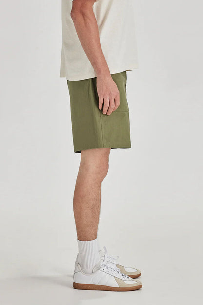 Commoners Drill Utility Shorts - Khaki