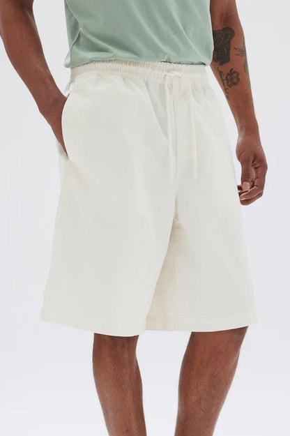 Assembly Tim Wide Cotton Short - Cream